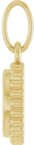 Pakabukas „Cabochon Charm“ 14k yellow gold Round 5mm (3)