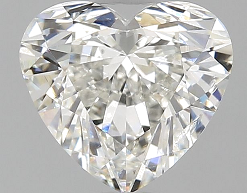 0.9 carat I-SI2 Natūralus Heart Deimantas (1)