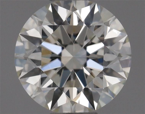 0.41 carat K-VVS2 Excellent cut Natūralus Round Deimantas (1)