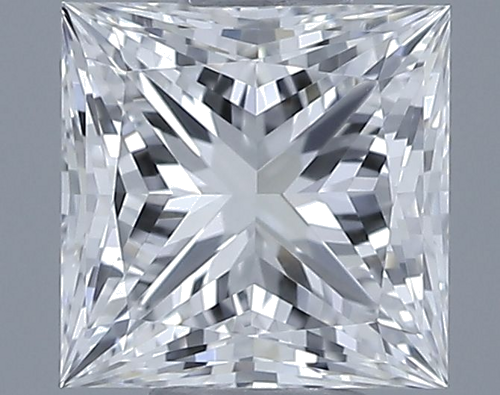 0.54 carat D-VVS2 Natūralus Princess Deimantas (1)