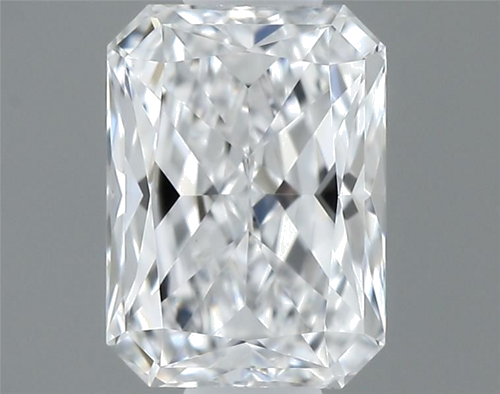 0.37 carat D-VVS2 Natūralus Radiant Deimantas (1)