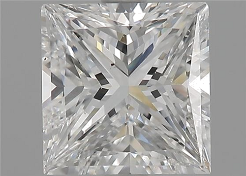 1.71 carat E-VS2 Natūralus Princess Deimantas (1)