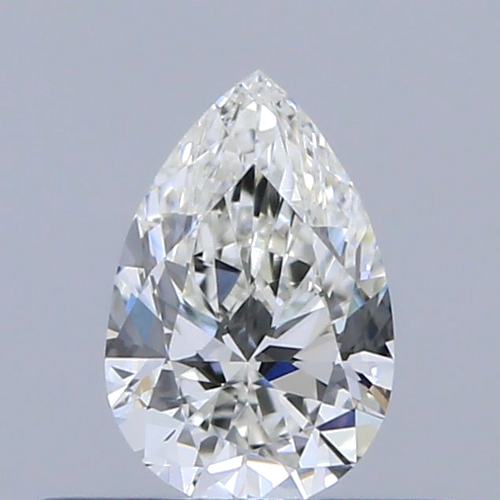 0.3 carat H-VVS2 Natūralus Pear Deimantas (1)