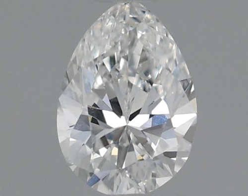 0.53 carat F-VS2 Natūralus Pear Deimantas (1)