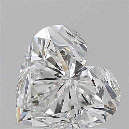 1.7 carat H-SI1 Natūralus Heart Deimantas (1)