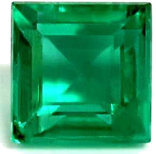 0.6 carat GREEN Square Smaragdas (1)