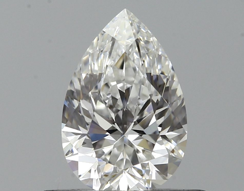 0.51 carat F-IF Natūralus Pear Deimantas (1)