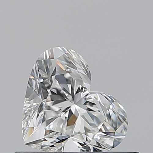 0.51 carat G-VVS1 Natūralus Heart Deimantas (1)