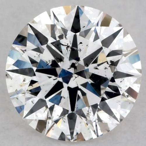 0.4 carat H-SI2 Excellent cut Natūralus Round Deimantas (1)