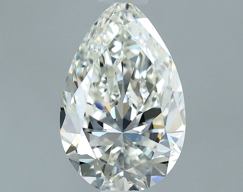0.7 carat I-VS1 Natūralus Pear Deimantas (1)