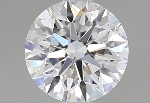 0.61 carat E-SI1 Excellent cut Natūralus Round Deimantas (1)