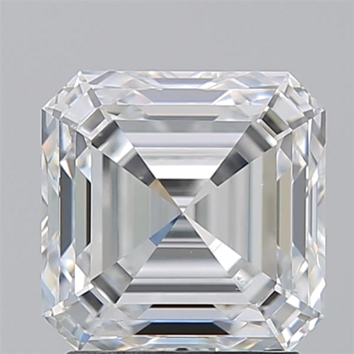 2.21 carat F-VS2 Natūralus Asscher Deimantas (1)