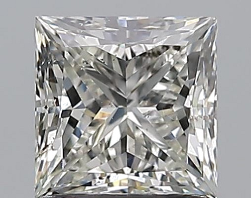 1.2 carat I-SI2 Natūralus Princess Deimantas (1)