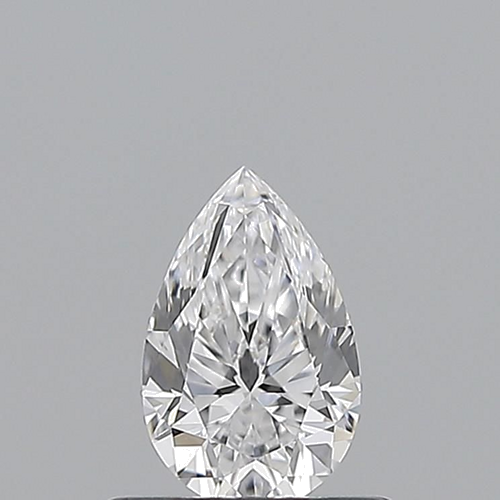 0.5 carat D-VVS2 Natūralus Pear Deimantas (1)