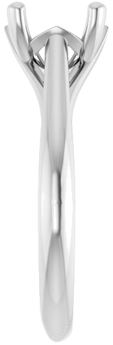 Sužadėtuvių Žiedas „Solitaire“ 585 Baltojo Aukso Cushion 7mm (4)