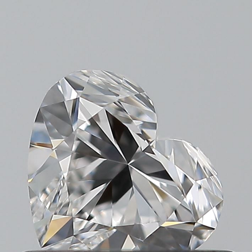 0.5 carat E-VVS2 Natūralus Heart Deimantas (1)