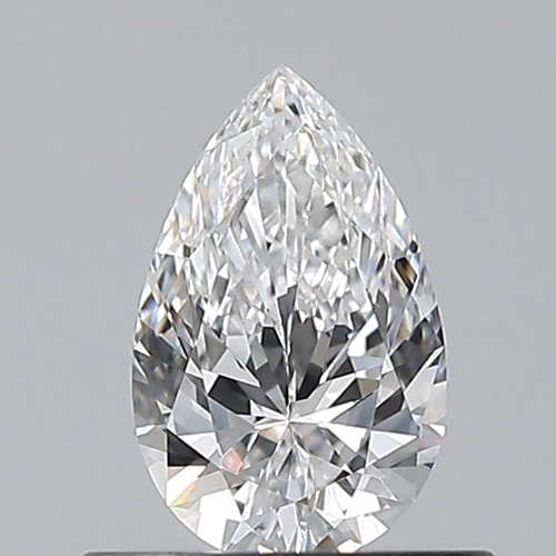0.5 carat D-VVS1 Natūralus Pear Deimantas (1)