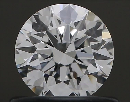 0.56 carat F-VVS2 Excellent cut Natūralus Round Deimantas (1)