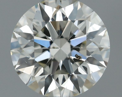 0.51 carat K-SI2 Excellent cut Natūralus Round Deimantas (1)