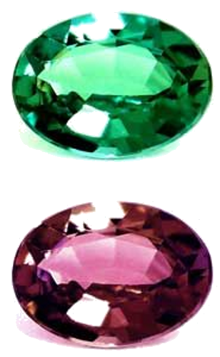 0.12 carat GREEN Oval Alexandrite (1)