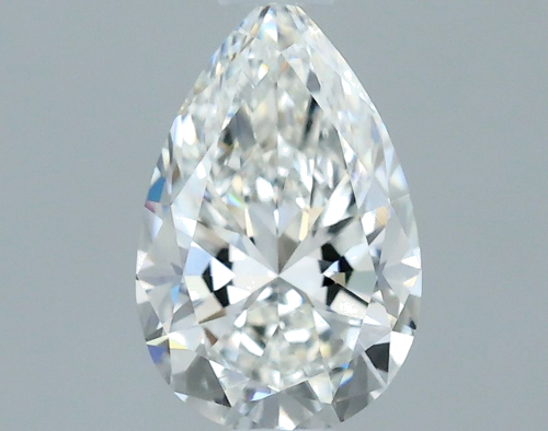 0.5 carat F-VS1 Natūralus Pear Deimantas (1)
