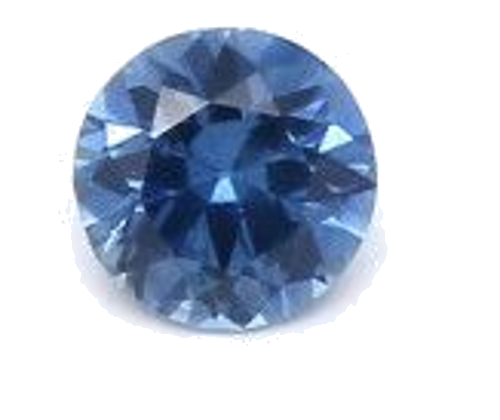 0.14 carat BLUE BRILLIANT cut Round Safyras (1)