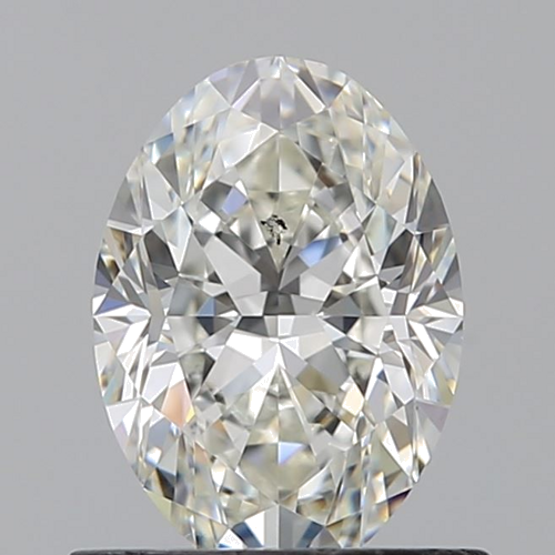 0.81 carat H-SI1 Natūralus Oval Deimantas (1)
