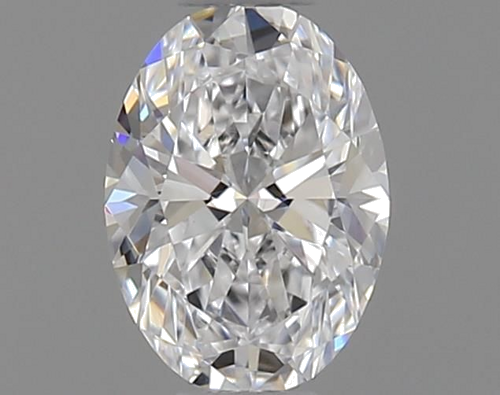 0.4 carat D-VS1 Natūralus Oval Deimantas (1)