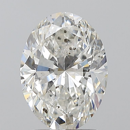 2.01 carat G-SI2 Natūralus Oval Deimantas (1)