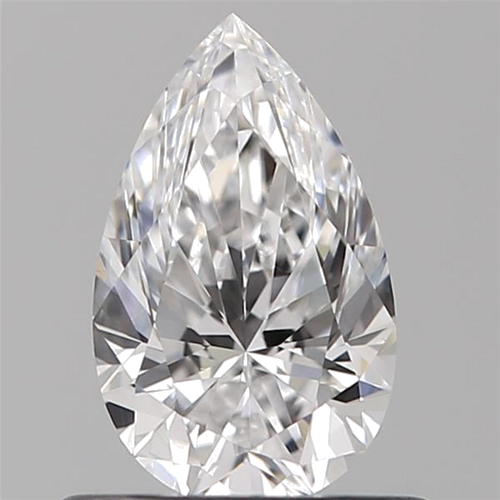 0.58 carat D-VVS2 Natūralus Pear Deimantas (1)