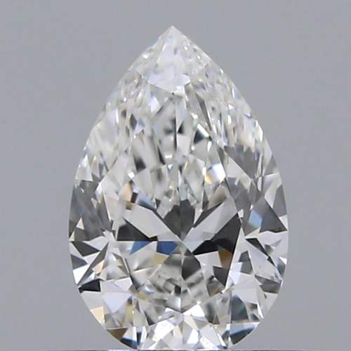 0.43 carat F-IF Natūralus Pear Deimantas (1)