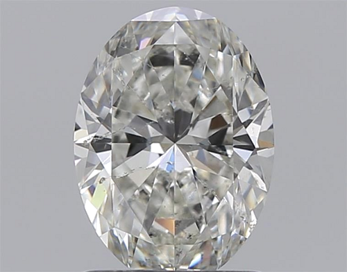 1.22 carat I-SI2 Natūralus Oval Deimantas (1)