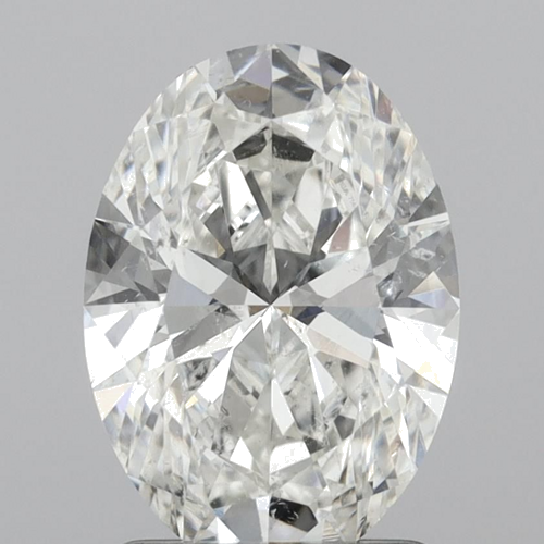 1.5 carat I-SI2 Natūralus Oval Deimantas (1)