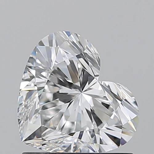 1.03 carat E-VVS1 Natūralus Heart Deimantas (1)