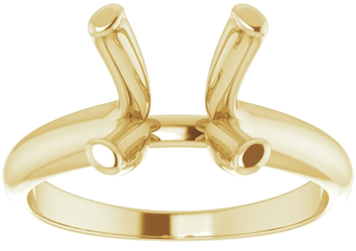 Sužadėtuvių Žiedas „Solitaire“ 14k yellow gold Cushion 9mm (3)