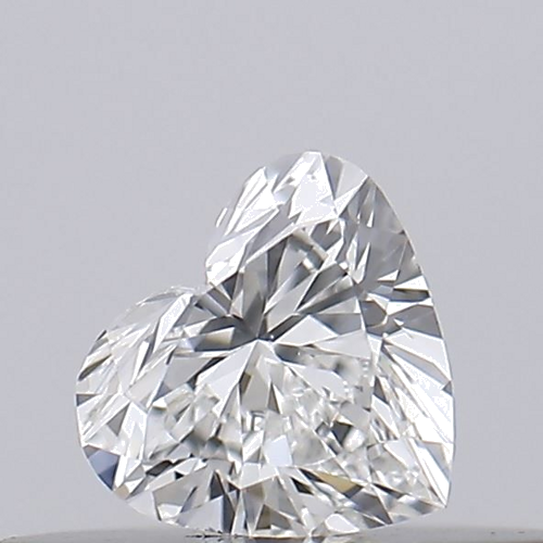0.18 carat G-VVS2 Natūralus Heart Deimantas (1)