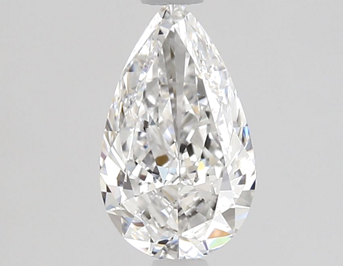 0.7 carat D-VS1 Natūralus Pear Deimantas (1)