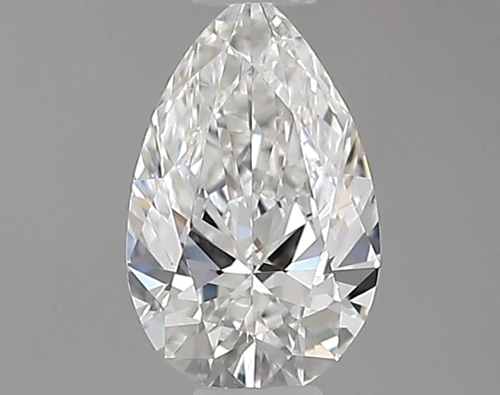 0.3 carat F-VS1 Natūralus Pear Deimantas (1)