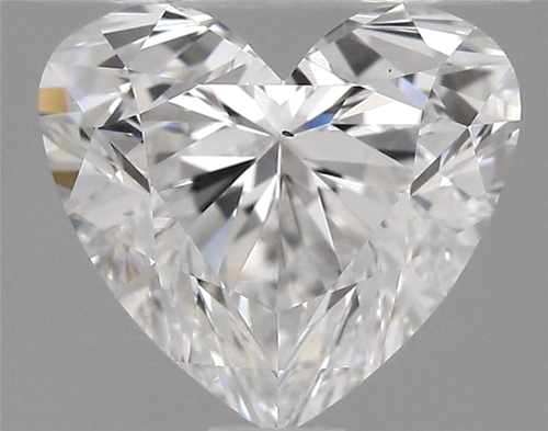 1.01 carat D-VS2 Natūralus Heart Deimantas (1)