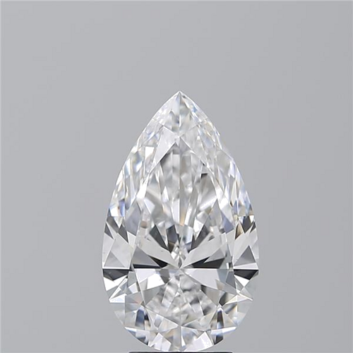 4.01 carat D-VS2 Natūralus Pear Deimantas (1)
