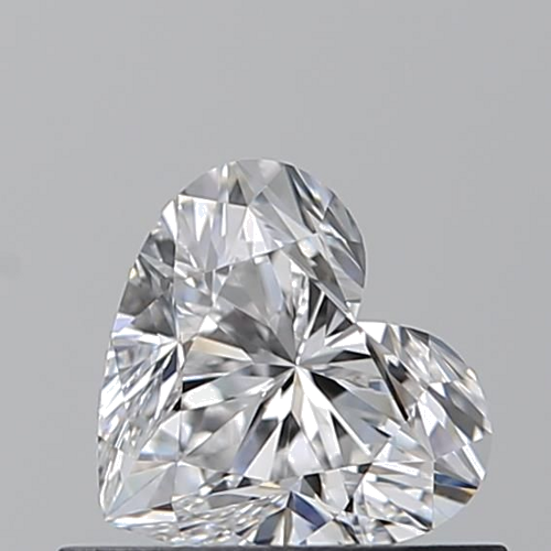 0.55 carat D-VVS1 Natūralus Heart Deimantas (1)