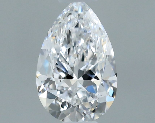 0.4 carat D-VVS1 Natūralus Pear Deimantas (1)