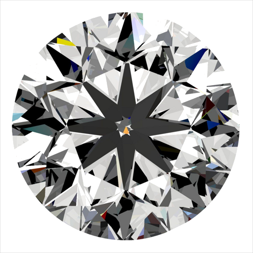 0.4 carat G-VVS2 Very Good cut Natūralus Round Deimantas (1)