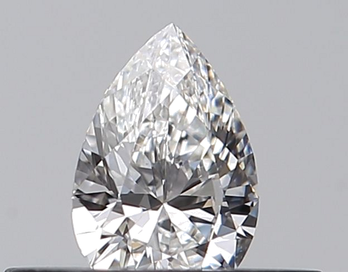 0.25 carat E-VVS1 Natūralus Pear Deimantas (1)