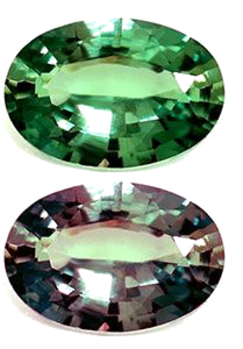 0.37 carat GREEN Oval Alexandrite (1)