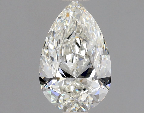 1.0 carat H-VS1 Natūralus Pear Deimantas (1)