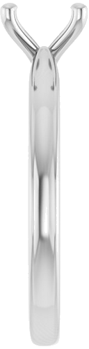 Sužadėtuvių Žiedas 14k white gold Round 6.5mm (4)