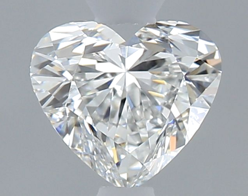 0.5 carat F-IF Natūralus Heart Deimantas (1)
