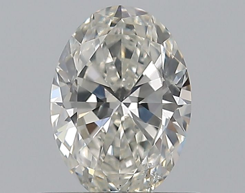 0.58 carat H-SI2 Natūralus Oval Deimantas (1)