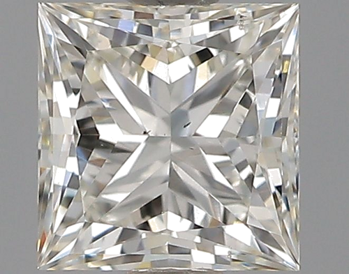 0.51 carat I-SI1 Natūralus Princess Deimantas (1)